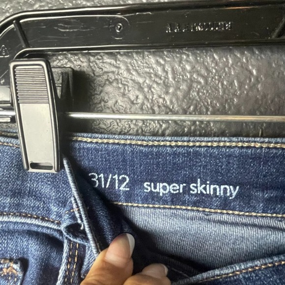 Ann Taylor LOFT Women's Blue Wash Super Skinny Jeans Size 31/12 - Picture 5 of 9